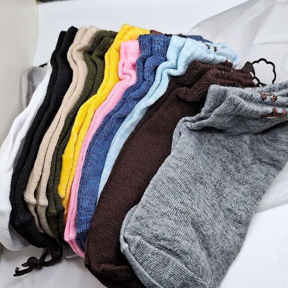 Teddybear ankle socks bundle of 10 pairs - Picture 6 of 6